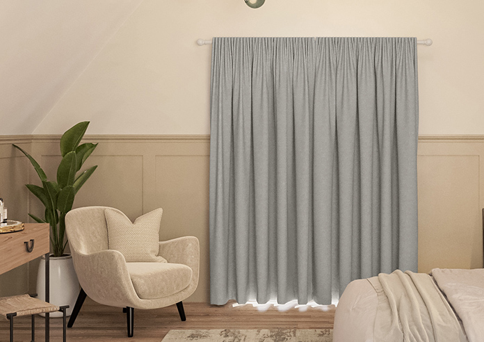 Atina (Blackout), Mottled Grey - Made to Measure Curtains - Image 7